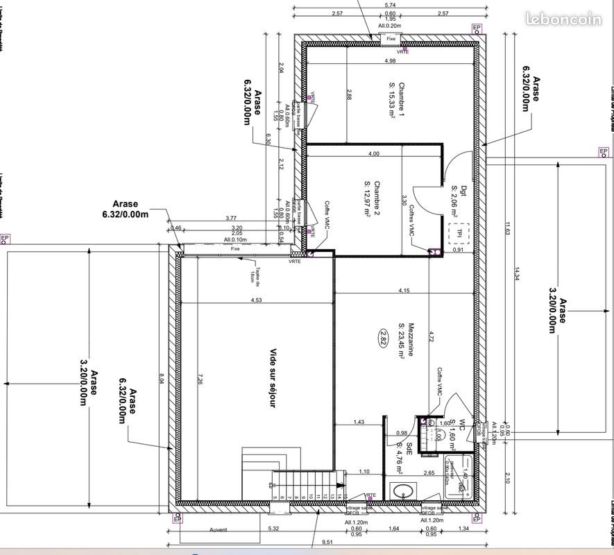 Maison à vendre, 170m², Ifs