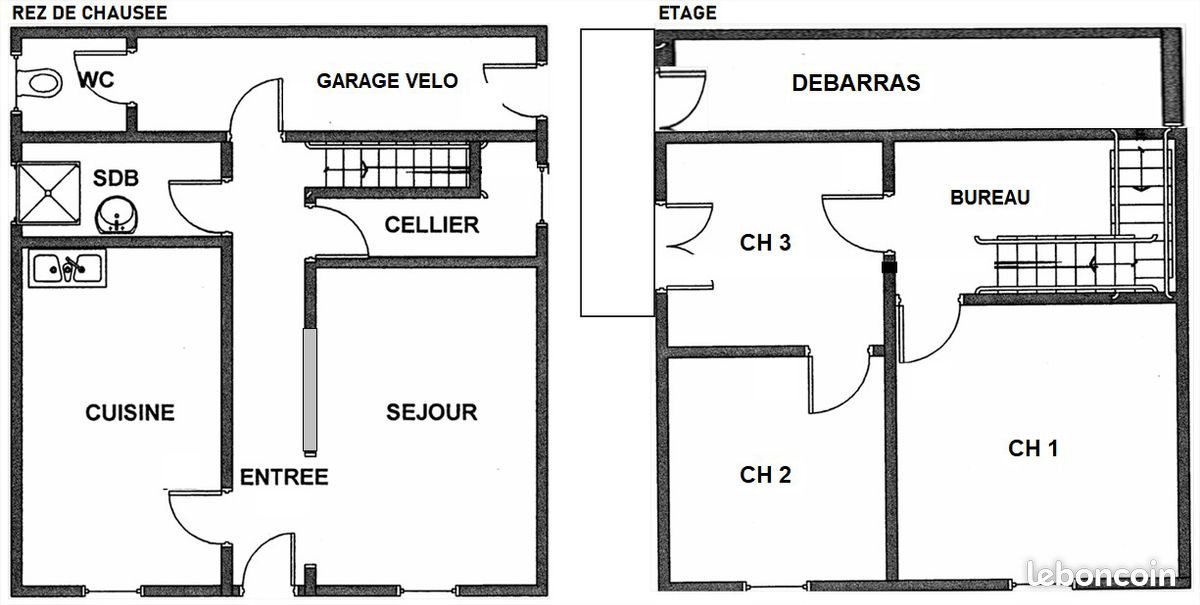 Maison à vendre, 100m², Sainte-Croix-du-Mont
