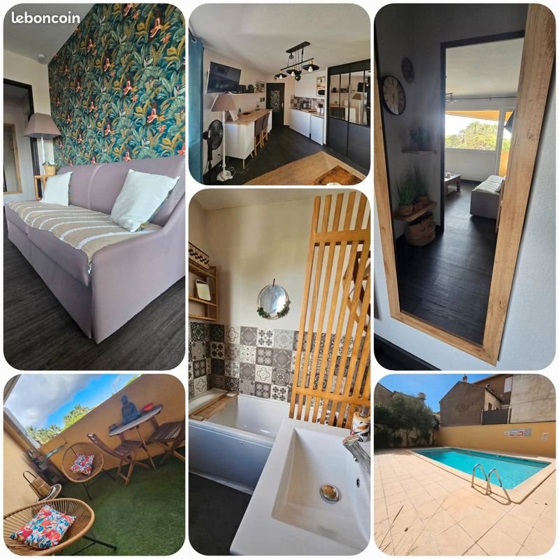 Appartement à louer, 21m², Valras-Plage