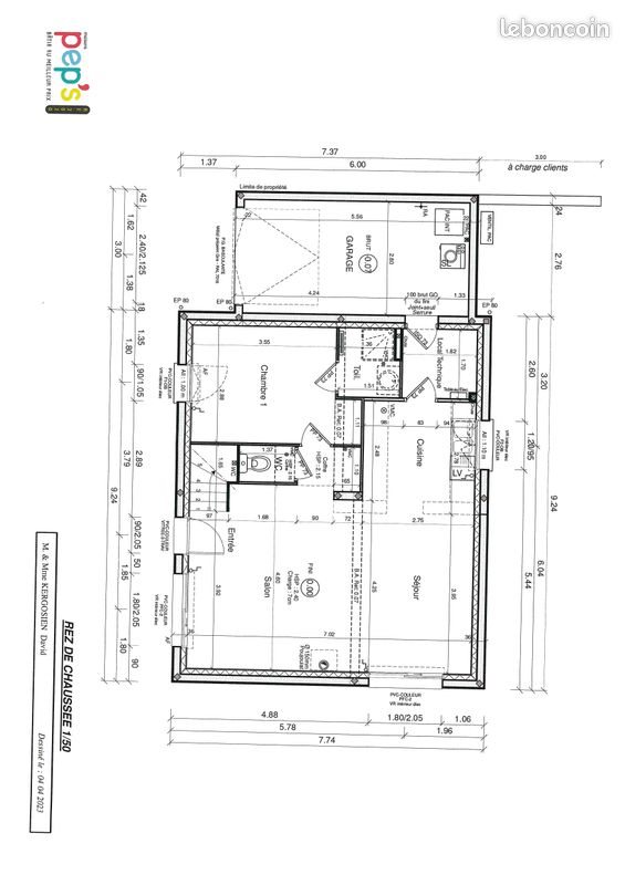Maison à louer, 102m², Saint-Philibert