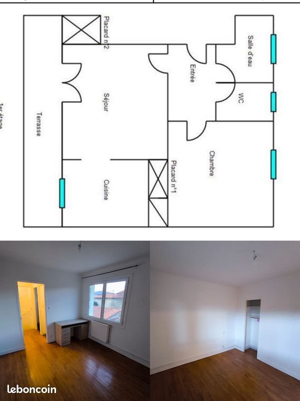 Appartement à louer, 38m², Gourdan-Polignan