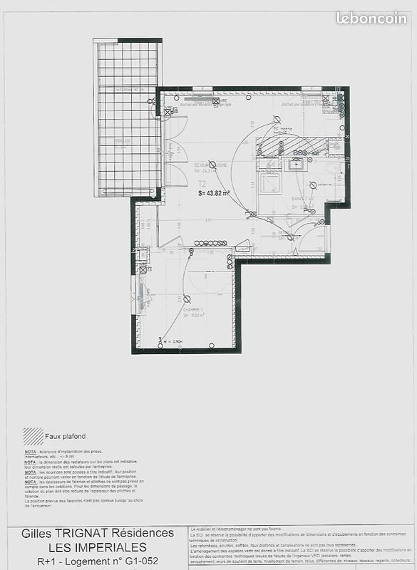 Appartement à vendre, 44m², Moirans