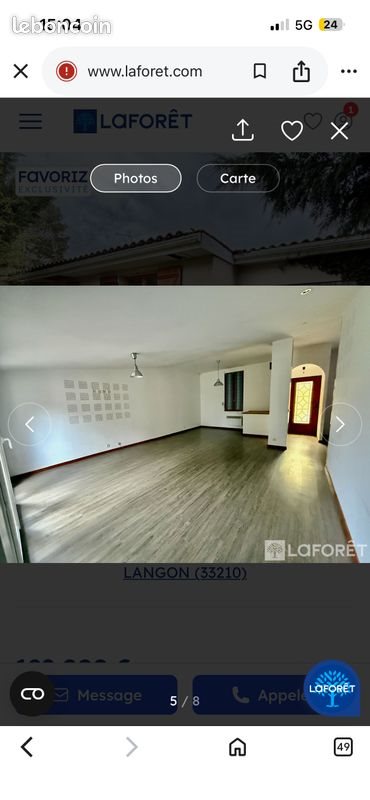 Maison à louer, 100m², Langon