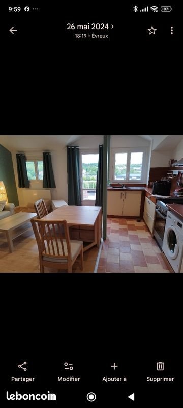 Appartement à louer, 45m², Évreux