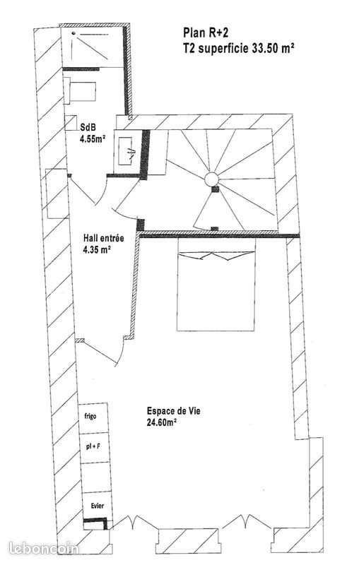 Appartement à louer, 33m², L'Isle-sur-la-Sorgue
