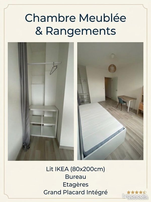 Appartement à louer, 20m², Tours