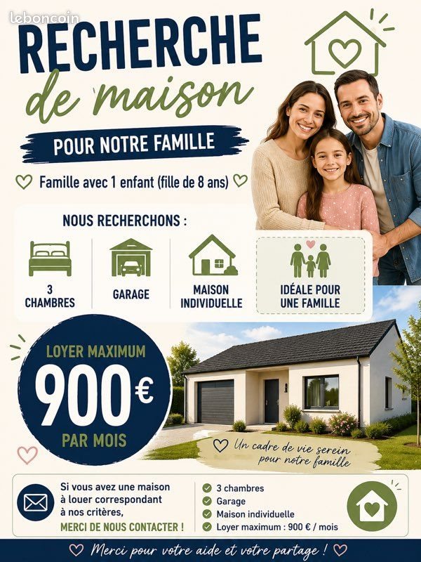 Maison à louer, 80m², Auray