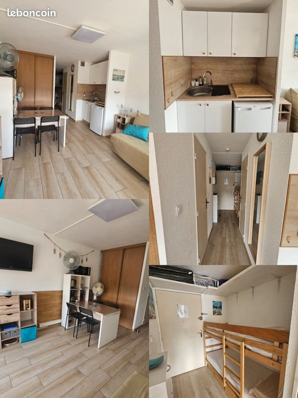 Appartement à vendre, 21m², Le Grau-du-Roi