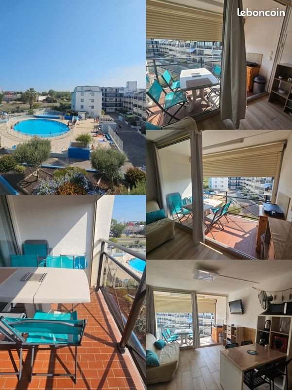 Appartement à vendre, 21m², Le Grau-du-Roi
