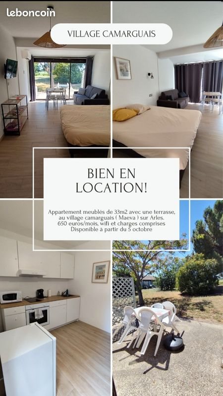 Appartement à louer, 33m², Arles