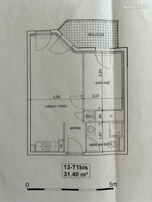 Appartement à louer, 32m², Sainte-Luce-sur-Loire
