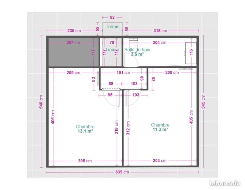 Maison à louer, 70m², Le Breil-sur-Mérize