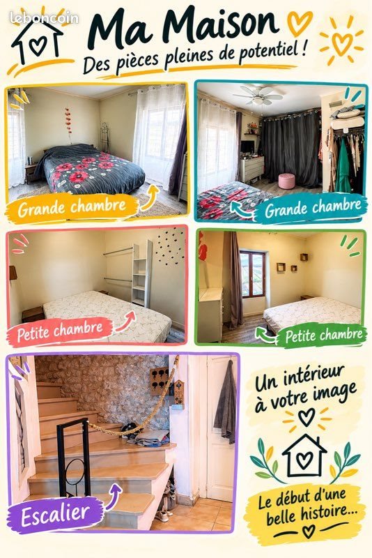 Maison à vendre, 60m², Bourg-Charente