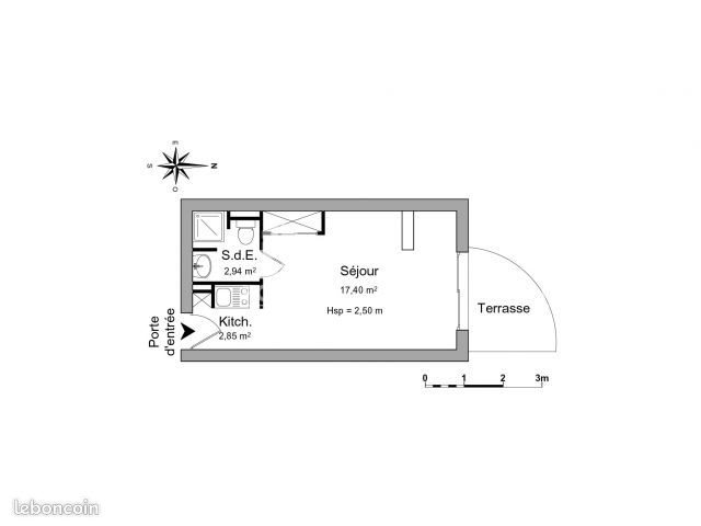 Appartement à louer, 24m², Albi