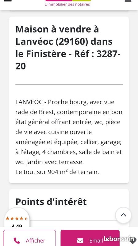 Maison à vendre, 121m², Lanvéoc
