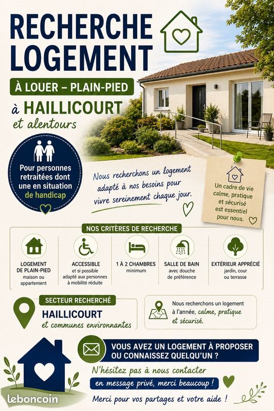 Maison à louer, 75m², Haillicourt