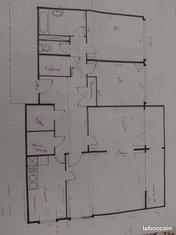 Appartement à louer, 80m², Saint-Herblain
