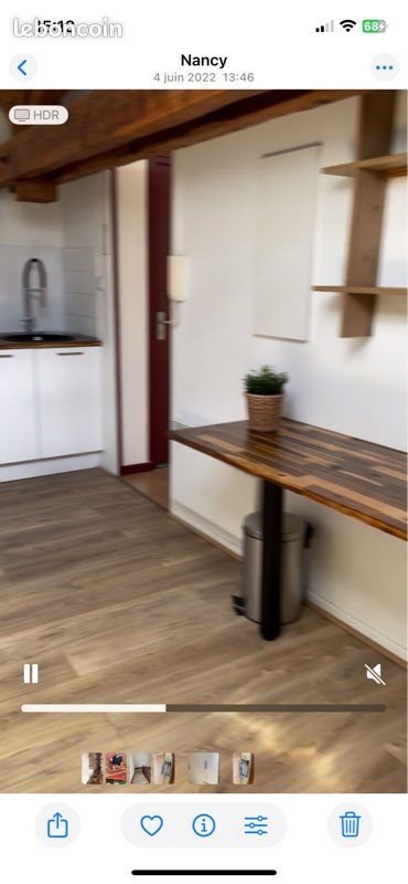 Appartement à louer, 19m², Nancy