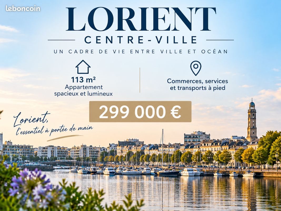 Appartement à vendre, 113m², Lorient