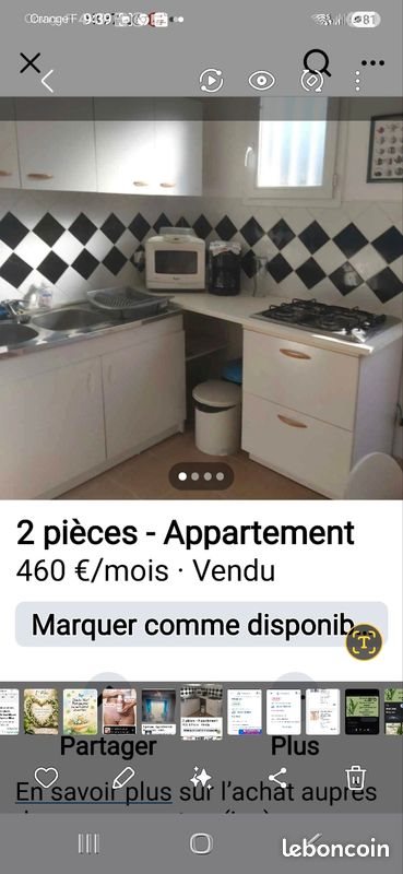 Appartement à louer, 30m², Semussac