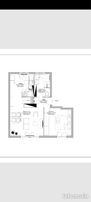 Appartement à louer, 50m², Saint-Étienne