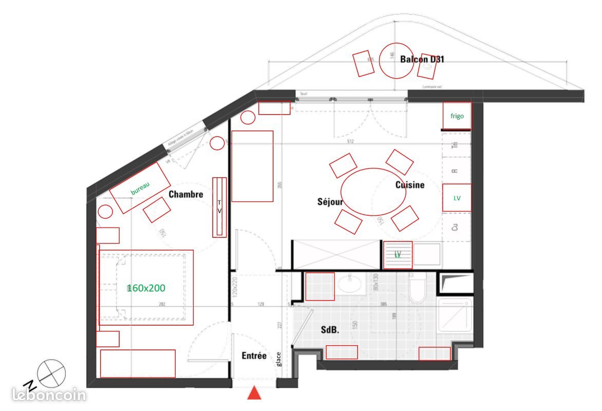 Appartement à louer, 40m², Nanterre