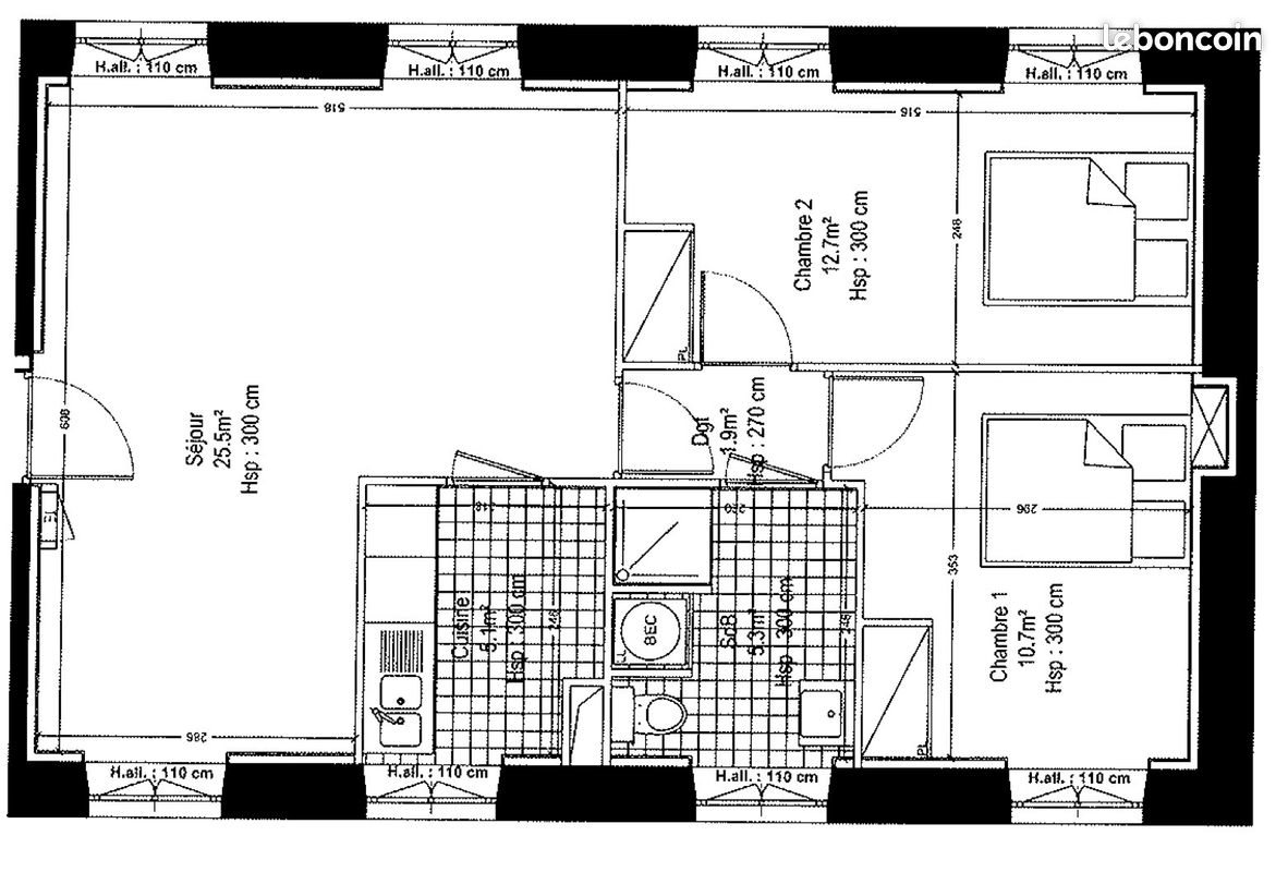 Appartement à louer, 62m², Le Mans
