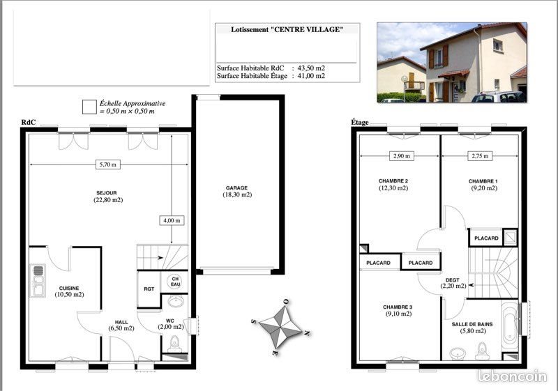 Maison à louer, 85m², Gières