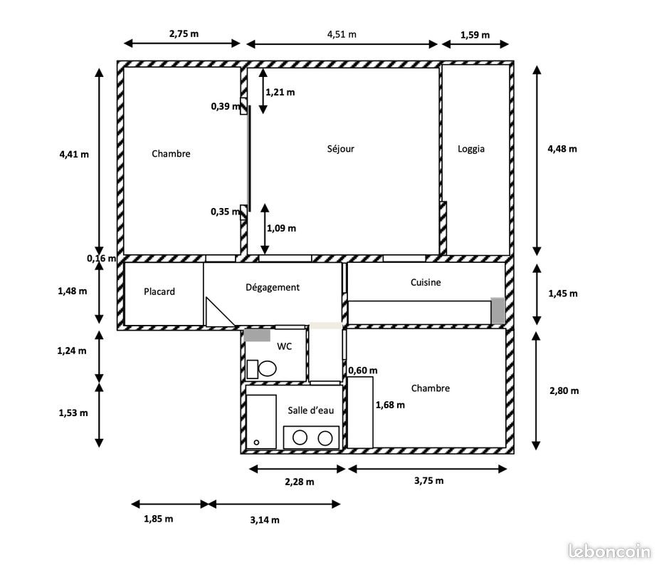 Appartement à vendre, 61m², La Grande-Motte