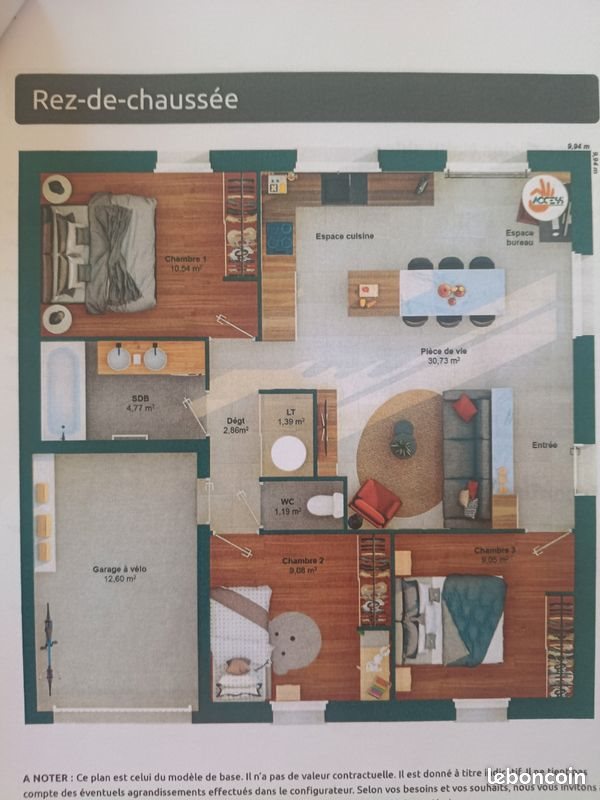 Maison à louer, 70m², Chantonnay