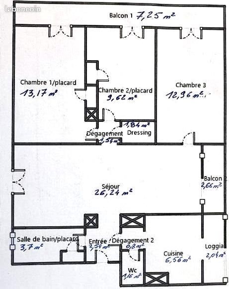 Appartement à vendre, 81m², Aix-en-Provence