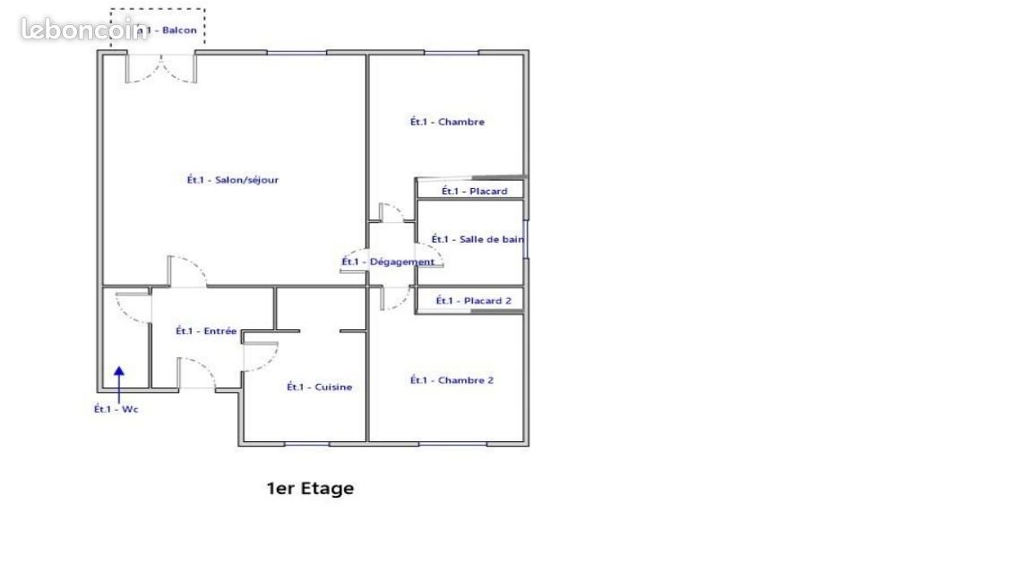 Appartement à vendre, 63m², Labastidette