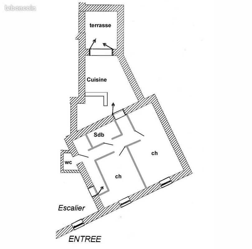 Appartement à louer, 50m², Saint-Pargoire