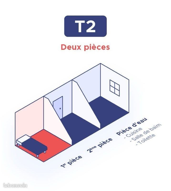 Appartement à louer, 38m², Laon
