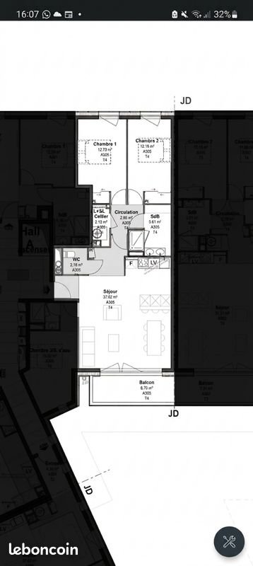 Appartement à louer, 90m², Toulouse
