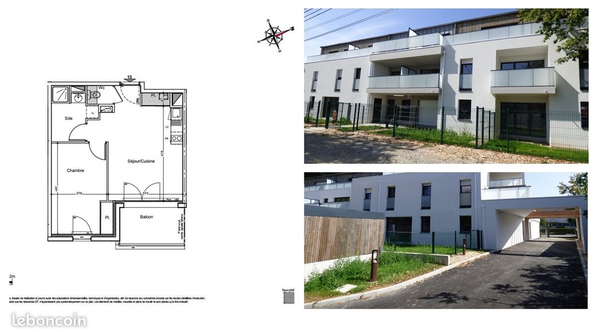 Appartement à louer, 41m², Nantes