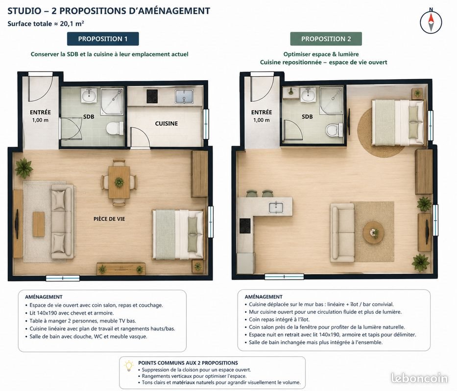 Appartement à vendre, 19m², Paris 20ème