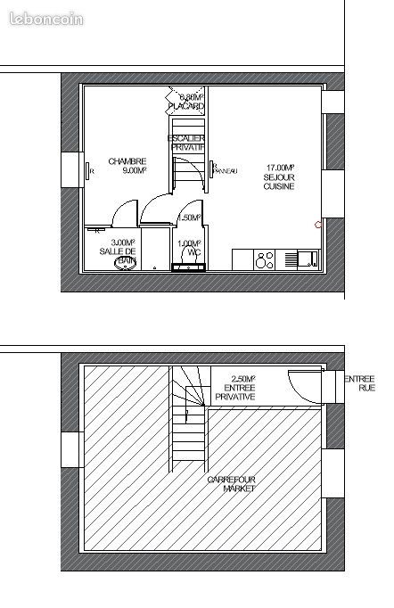 Appartement à louer, 35m², Nantes