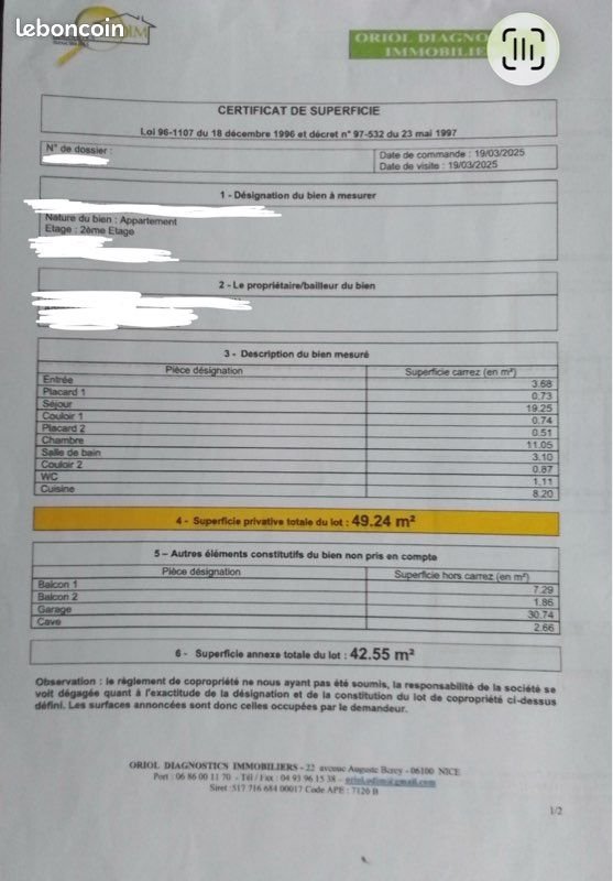 Appartement à vendre, 49m², Antibes
