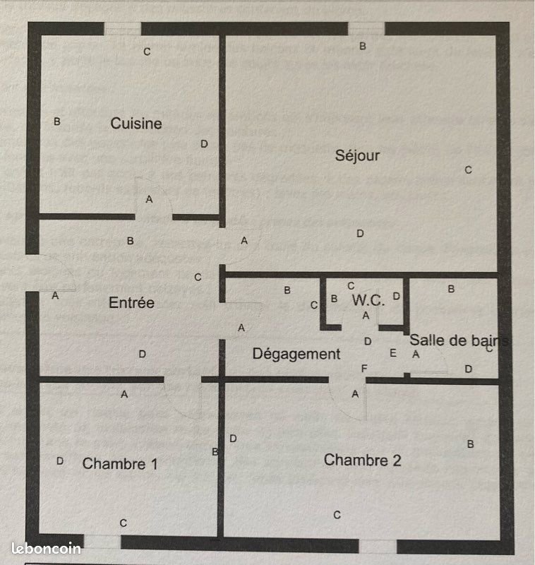 Appartement à louer, 68m², Fougères