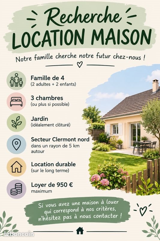 Maison à louer, 75m², Clermont-Ferrand