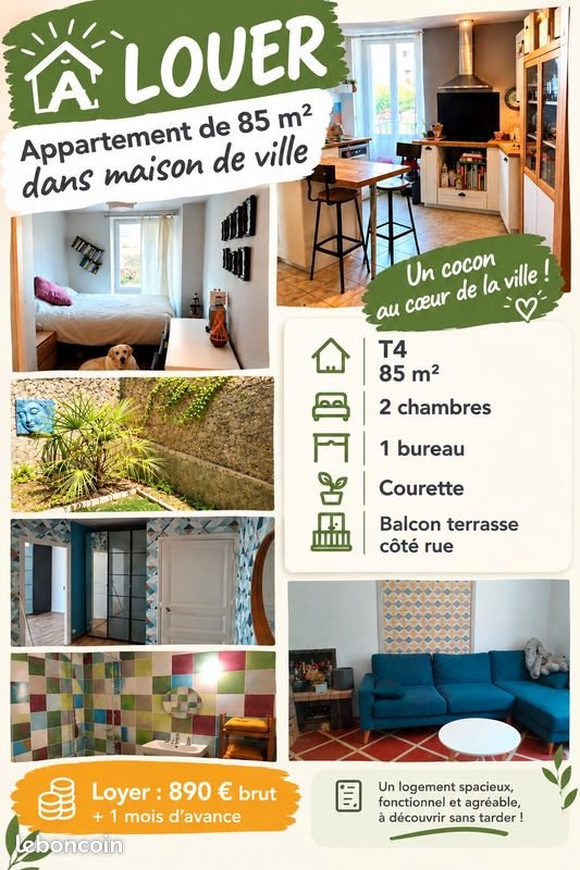Maison à louer, 85m², Clisson
