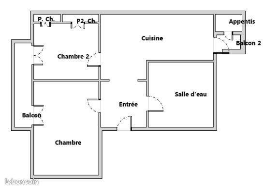 Appartement à louer, 48m², Béziers