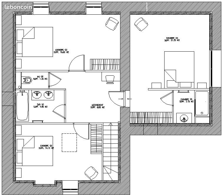 Maison à louer, 141m², Saint-Martin-du-Mont