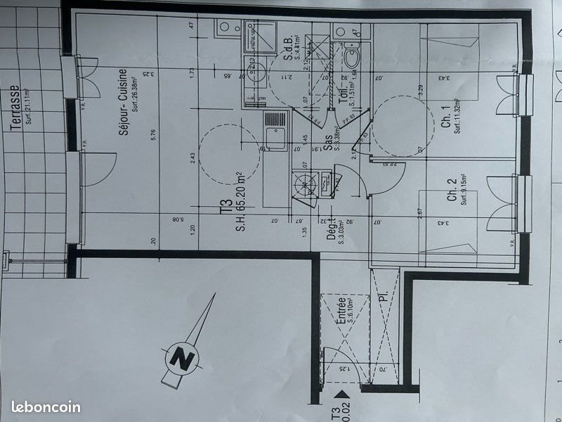 Appartement à vendre, 65m², Saint-Malo
