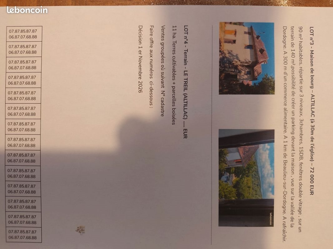 Maison à vendre, 160m², Altillac