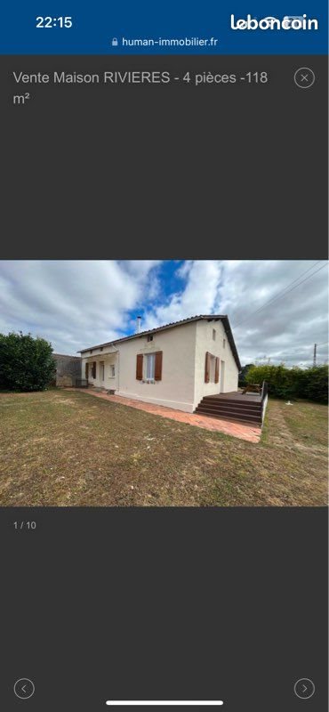 Maison à vendre, 120m², Rivières