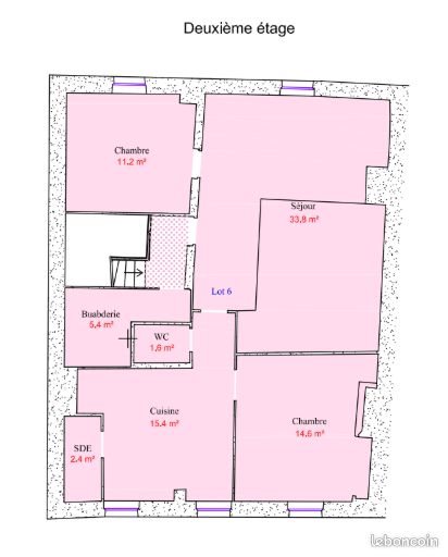 Appartement à vendre, 84m², Belleville