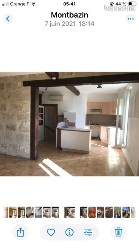 Maison à louer, 80m², Montbazin