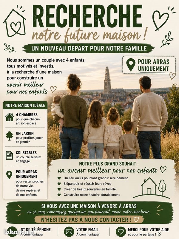 Maison à louer, 73m², Arras